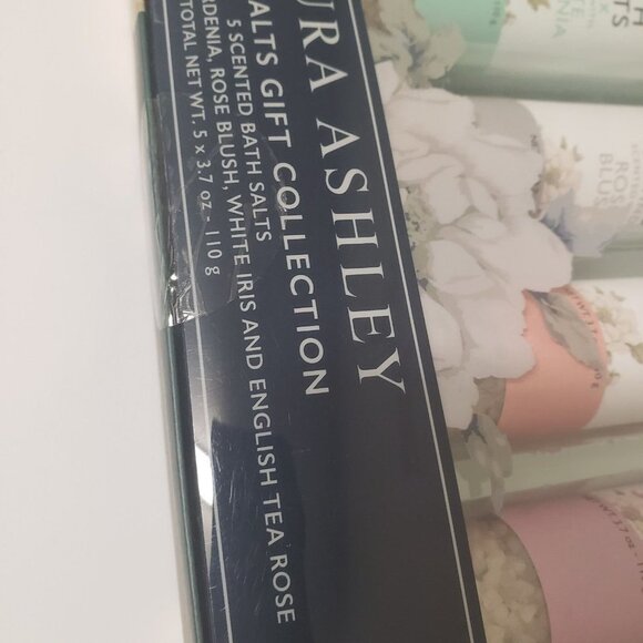 Laura Ashley Bath Salts Gift Collection Five Bottles of Salts Variety - Picture 9 of 11
